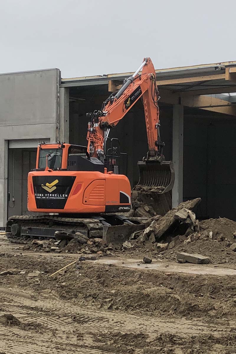 grondwerken te Oost-Vlaanderen